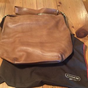 Coach Brown Leather Bucket Bag